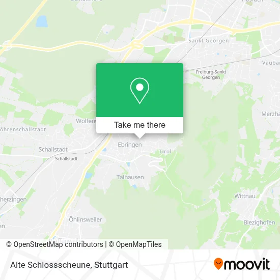 Alte Schlossscheune map