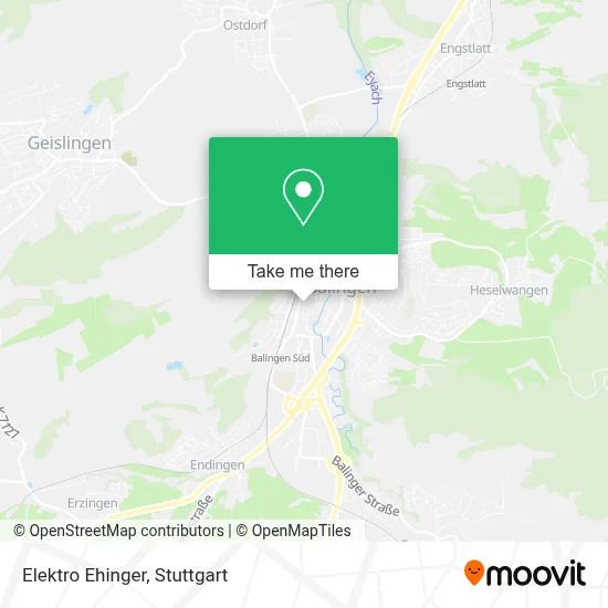 Elektro Ehinger map