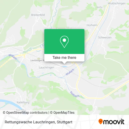 Rettungswache Lauchringen map