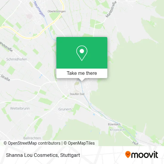 Shanna Lou Cosmetics map