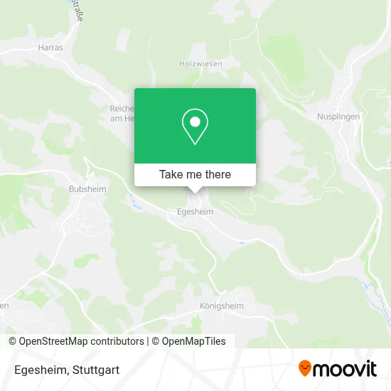 Egesheim map