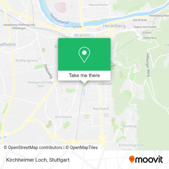 Kirchheimer Loch map