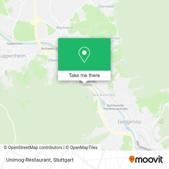 Unimog-Restaurant map