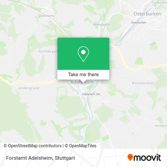 Forstamt Adelsheim map