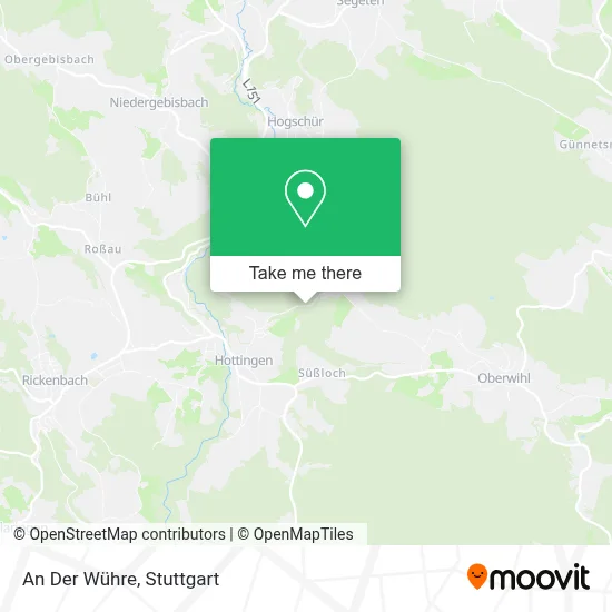 An Der Wühre map