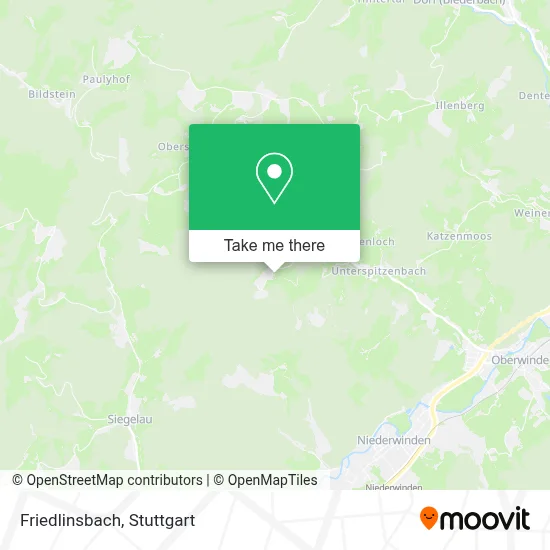 Friedlinsbach map