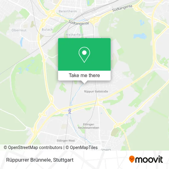 Rüppurrer Brünnele map