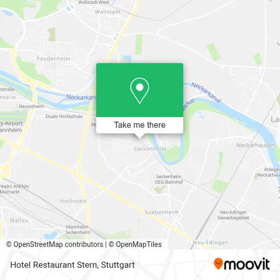 Hotel Restaurant Stern map
