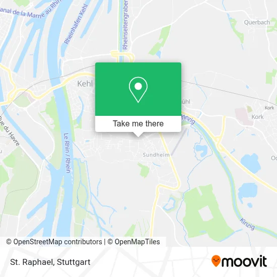 St. Raphael map