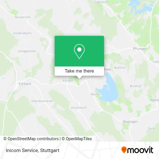 Inicom Service map