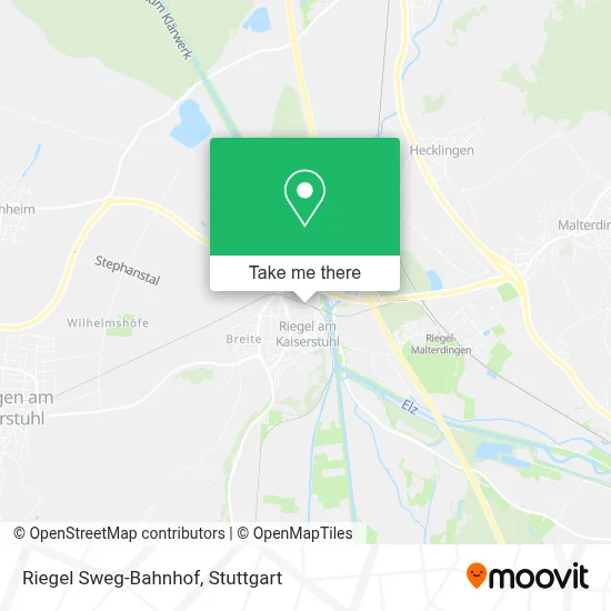 Riegel Sweg-Bahnhof map