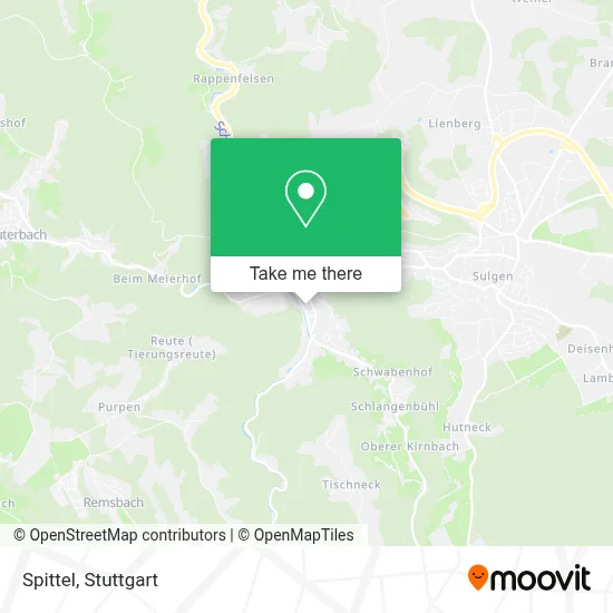 Spittel map