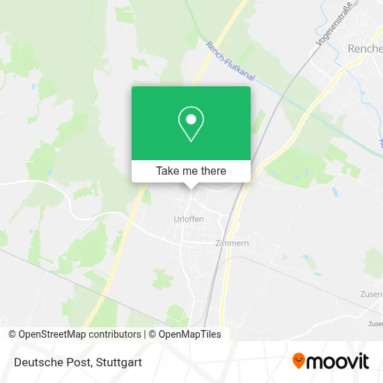 Deutsche Post map