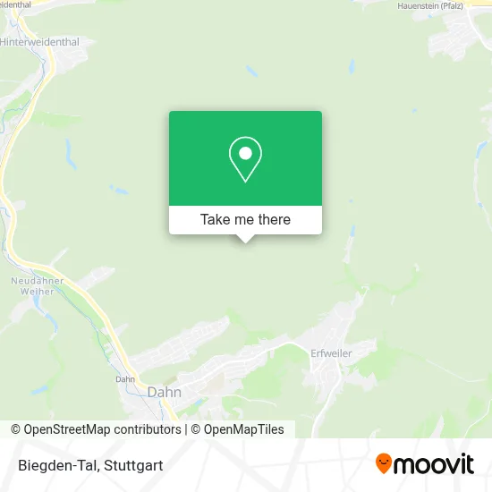 Biegden-Tal map