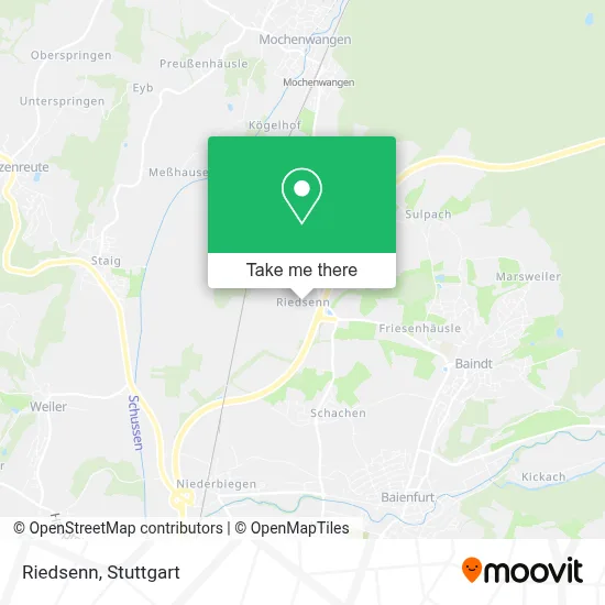 Riedsenn map