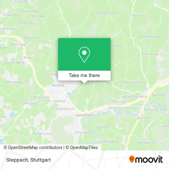 Steppach map