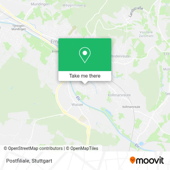 Postfiliale map