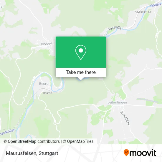 Maurusfelsen map