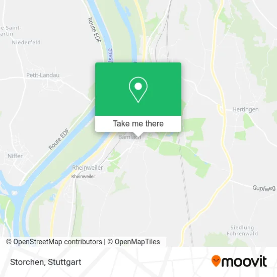 Storchen map