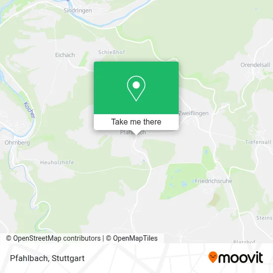 Pfahlbach map