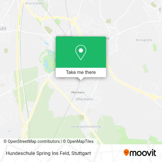 Hundeschule Spring Ins Feld map