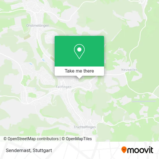 Sendemast map