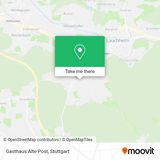 Gasthaus Alte Post map