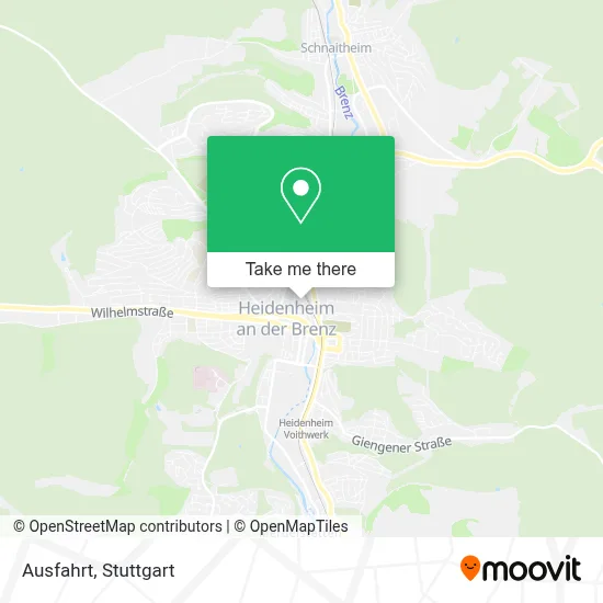 Ausfahrt map