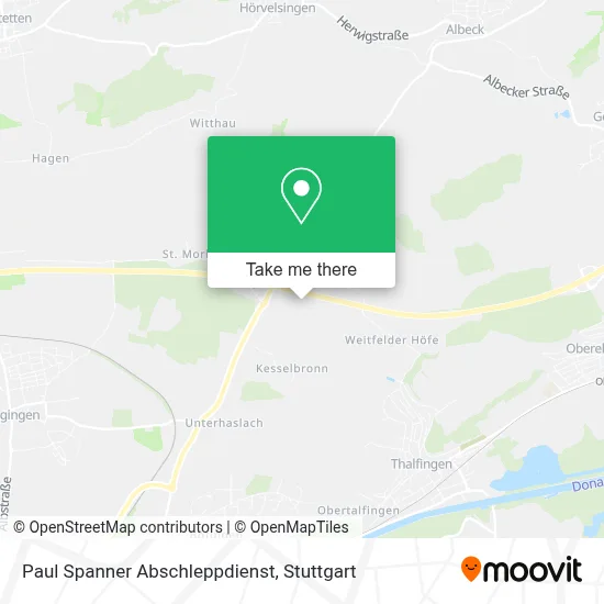 Paul Spanner Abschleppdienst map
