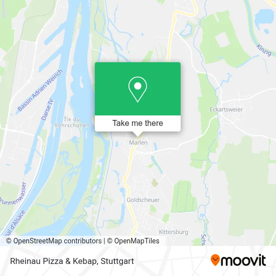 Rheinau Pizza & Kebap map