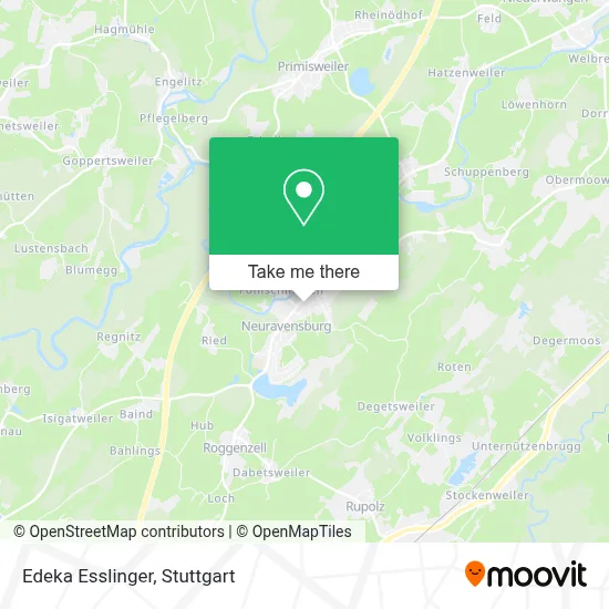 Edeka Esslinger map