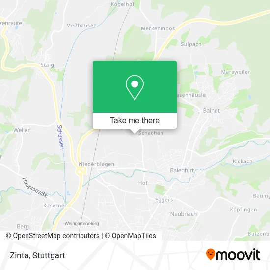 Zinta map