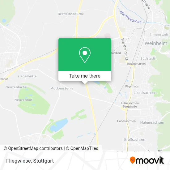 Fliegwiese map