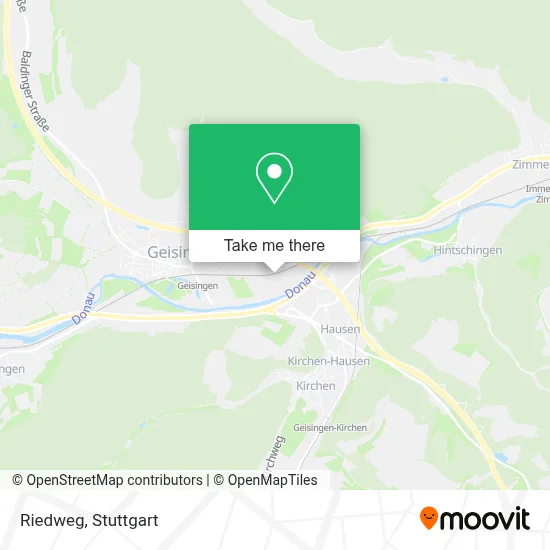 Riedweg map