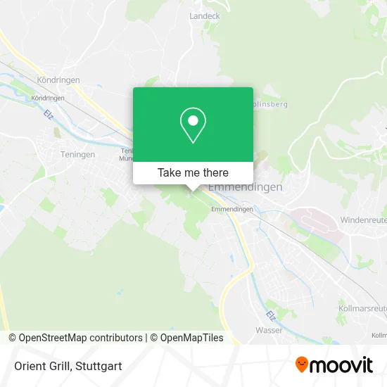 Orient Grill map