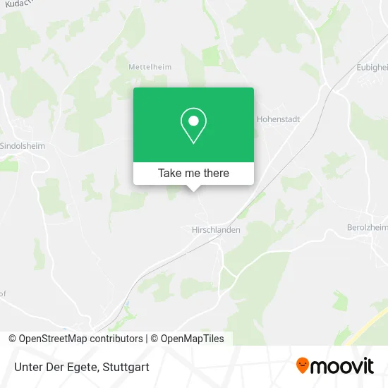 Unter Der Egete map