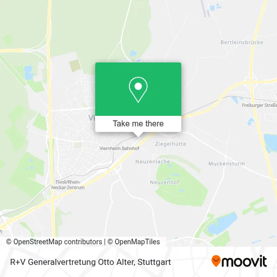 R+V Generalvertretung Otto Alter map