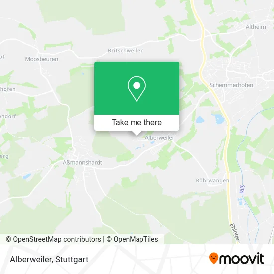 Alberweiler map