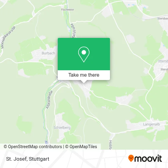St. Josef map
