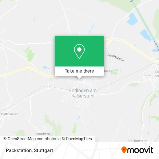 Packstation map