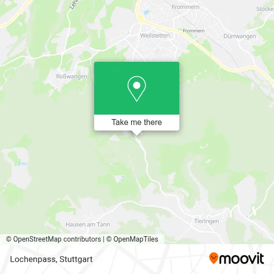 Lochenpass map