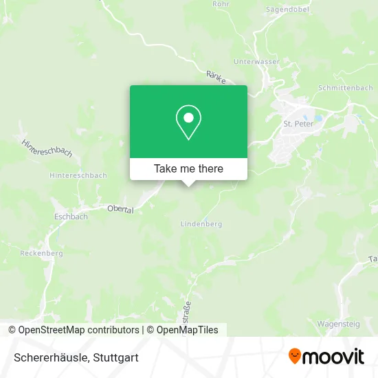 Schererhäusle map