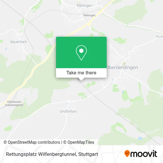 Rettungsplatz Wilfenbergtunnel map