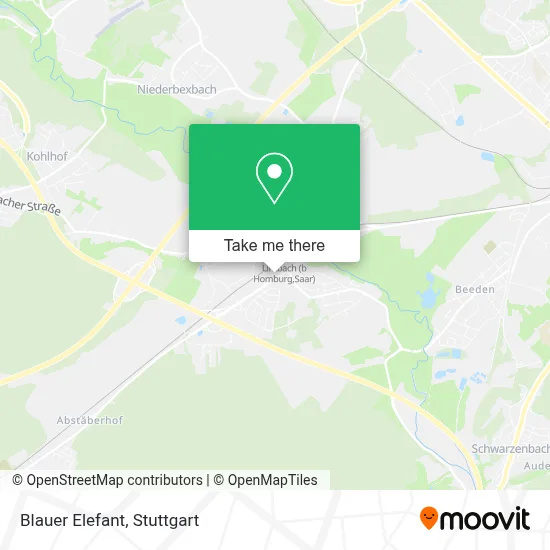 Blauer Elefant map