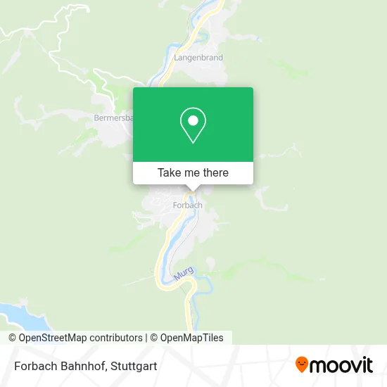 Forbach Bahnhof map