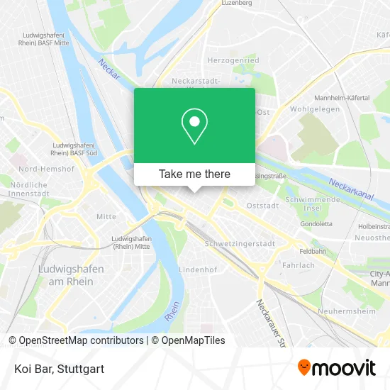 Koi Bar map