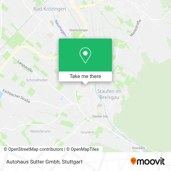 Autohaus Sutter Gmbh map