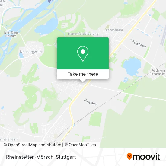 Rheinstetten-Mörsch map