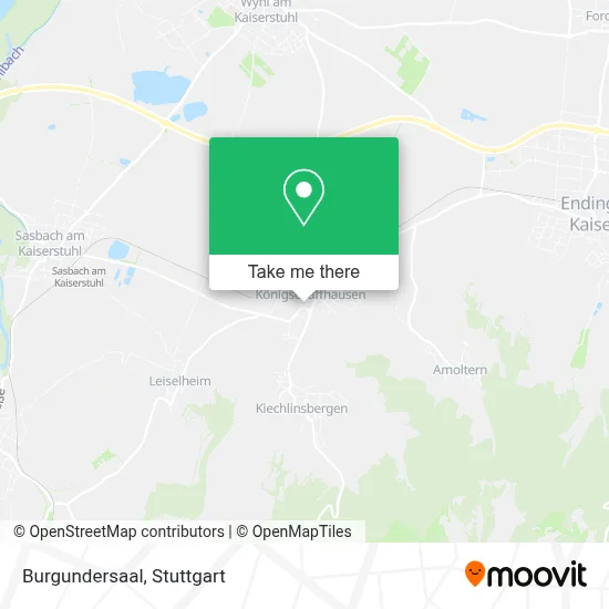 Burgundersaal map