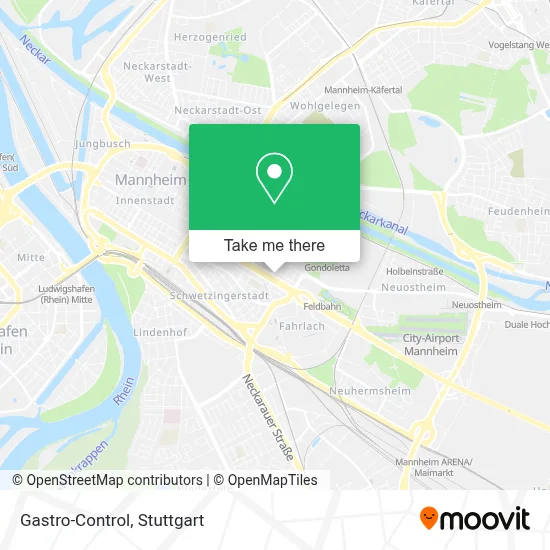 Gastro-Control map